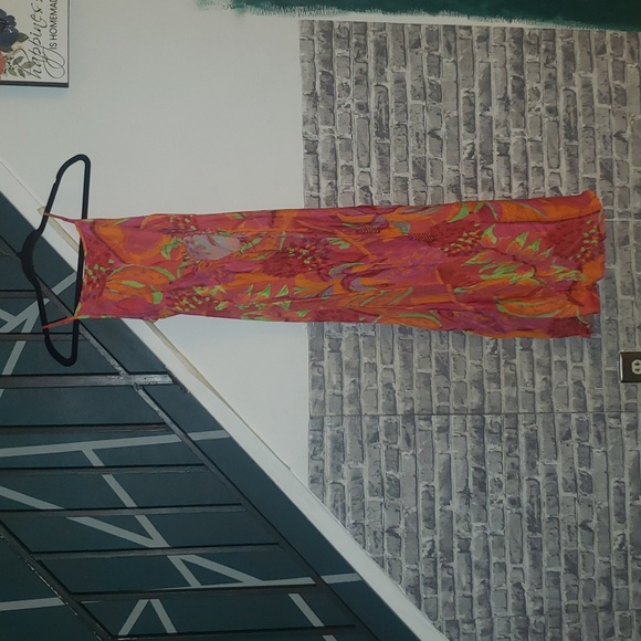 FARM RIO Tropical Print Spaghetti Strap Dress - Picture 2 of 7